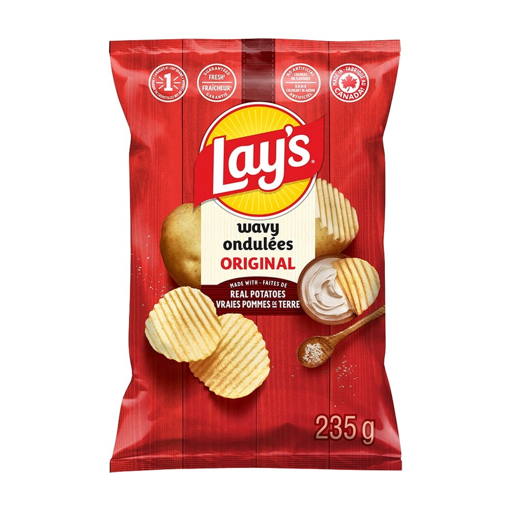 Lay’s Wavy Original chips, 235 g